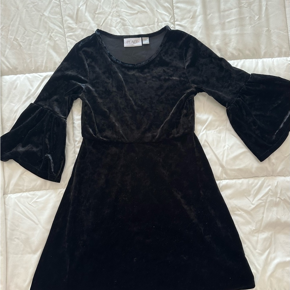 The Children's Place Black Velvet Dress